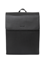 Urban Explorer Leather Backpack Black