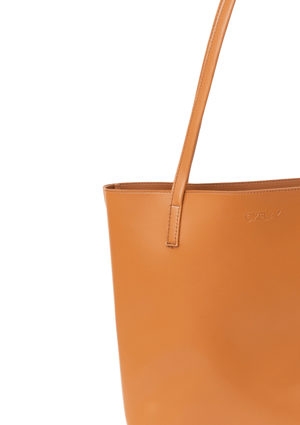 Brown Tote Bag (with zip)