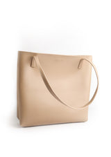 Beige Tote Bag (With Zip)