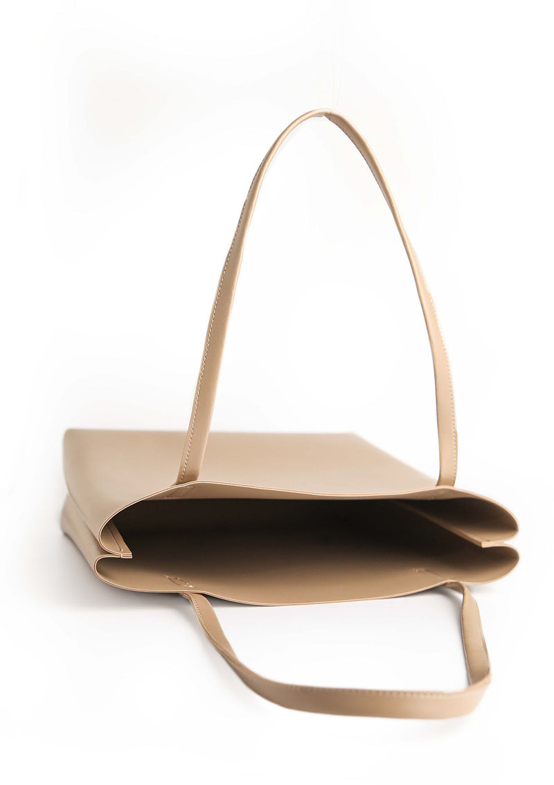 Beige Tote Bag (With Zip)