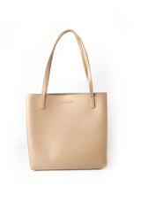 Beige Tote Bag (With Zip)